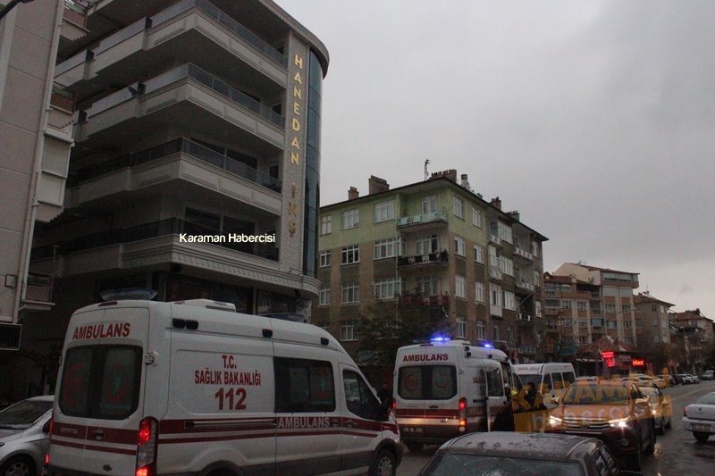 Karaman’da Okul Servisi İle Kamyonet Çarpıştı 12