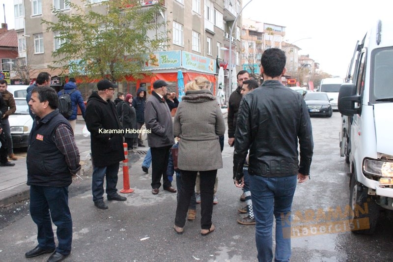 Karaman’da Okul Servisi İle Kamyonet Çarpıştı 4