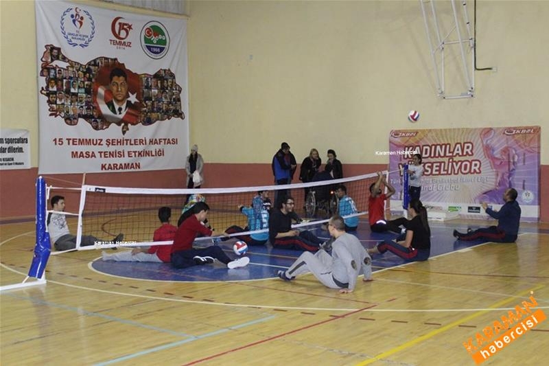 Karaman'da Özel Yaşam Paylaşım'dan Bedensel Engelli Sporculara Jest 17