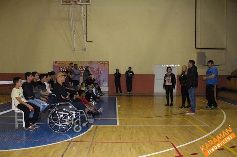 Karaman'da Özel Yaşam Paylaşım'dan Bedensel Engelli Sporculara Jest 22