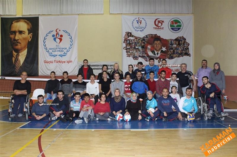 Karaman'da Özel Yaşam Paylaşım'dan Bedensel Engelli Sporculara Jest 24