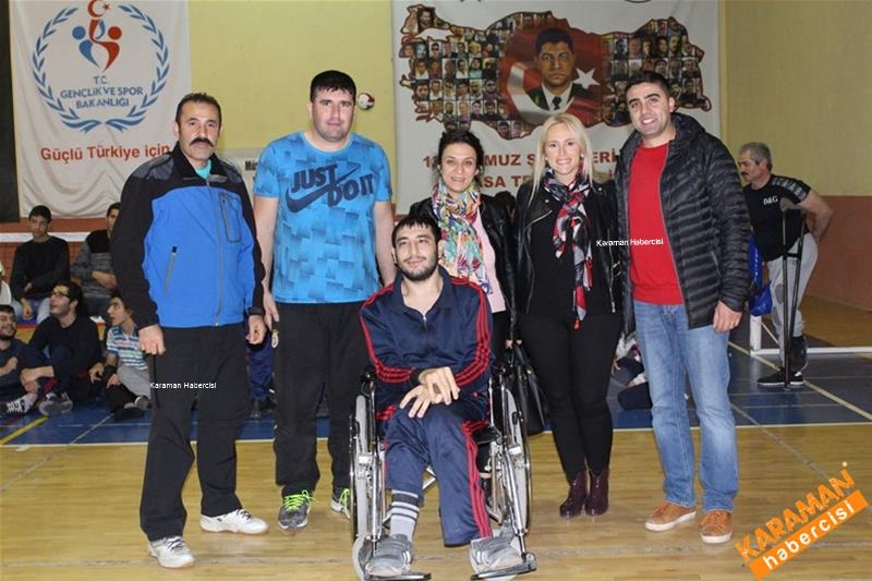 Karaman'da Özel Yaşam Paylaşım'dan Bedensel Engelli Sporculara Jest 26