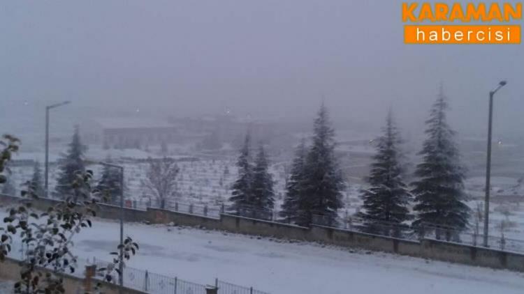 Karaman’da Kar Manzaraları 9