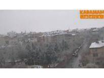 Karaman’da Kar Manzaraları