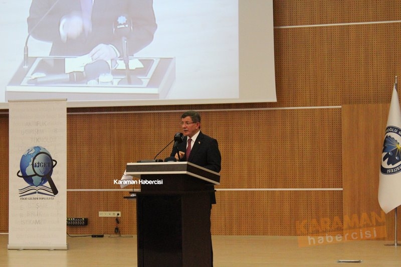 Ahmet Davutoğlu KMÜ Konferans 4