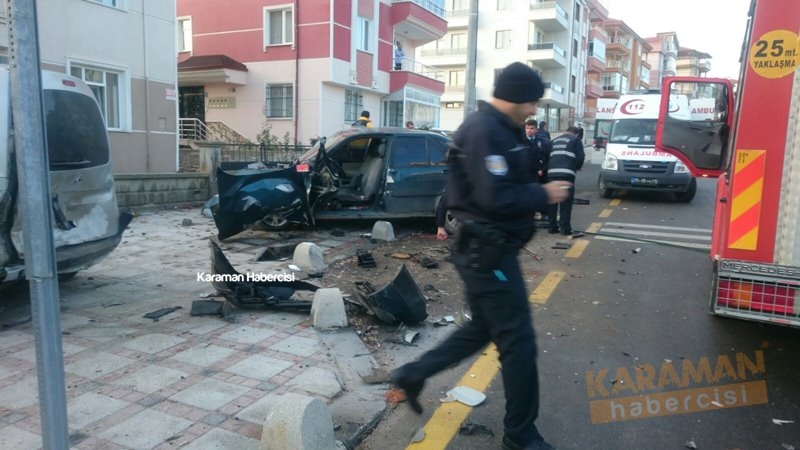 Karaman’da Trafik Kazası 6