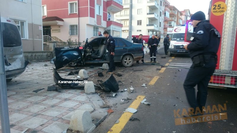 Karaman’da Trafik Kazası 8