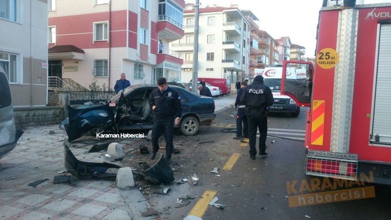 Karaman’da Trafik Kazası 9