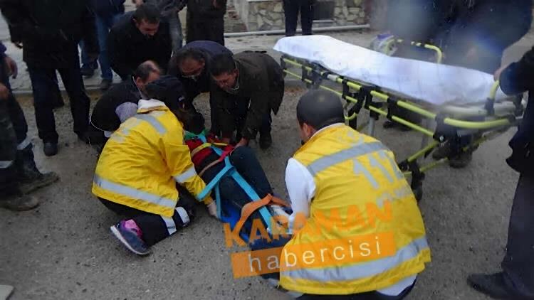 Karaman'da Kaygan Zeminle Gelen Dikkatsizlik Kazaya Sebep Oldu 5