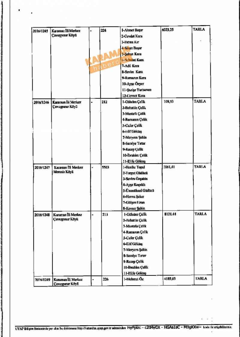 Kamulaştırmada Anlaşılamayan Vatandaşlar, TEİAŞ İle Mahkemelik 12