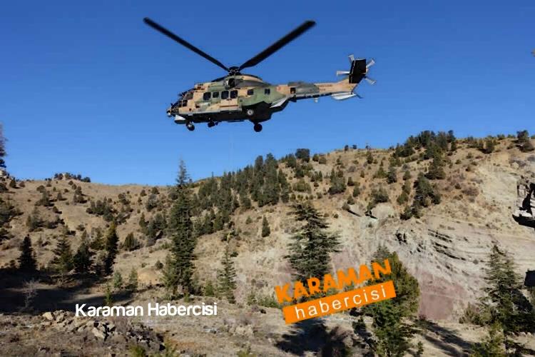 Karaman Devlet Hastanesine Helikopterle Getirildi 10