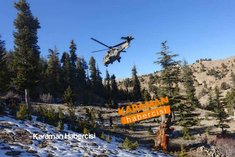 Karaman Devlet Hastanesine Helikopterle Getirildi 2