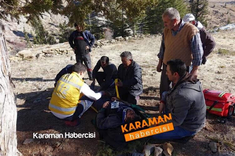 Karaman Devlet Hastanesine Helikopterle Getirildi 7