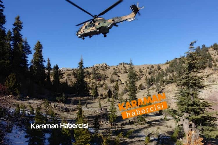 Karaman Devlet Hastanesine Helikopterle Getirildi 8