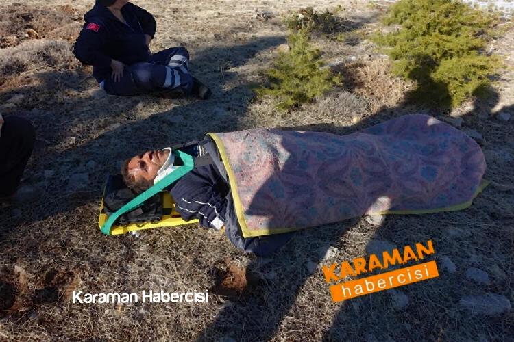 Karaman Devlet Hastanesine Helikopterle Getirildi 9