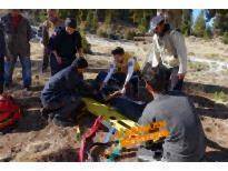 Karaman Devlet Hastanesine Helikopterle Getirildi