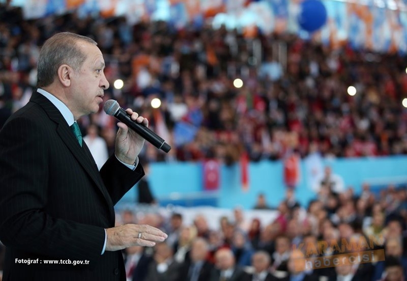 Cumhurbaşkanı Recep Tayyip Erdoğan Ak Parti Karaman 6.Olağan İl Kongresi 15