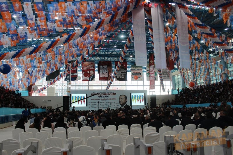 Cumhurbaşkanı Recep Tayyip Erdoğan Ak Parti Karaman 6.Olağan İl Kongresi 32