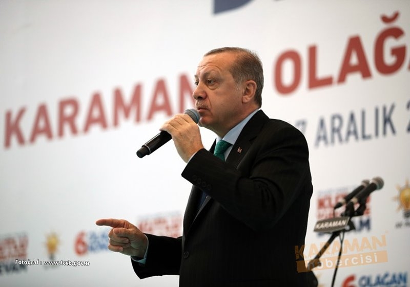 Cumhurbaşkanı Recep Tayyip Erdoğan Ak Parti Karaman 6.Olağan İl Kongresi 4