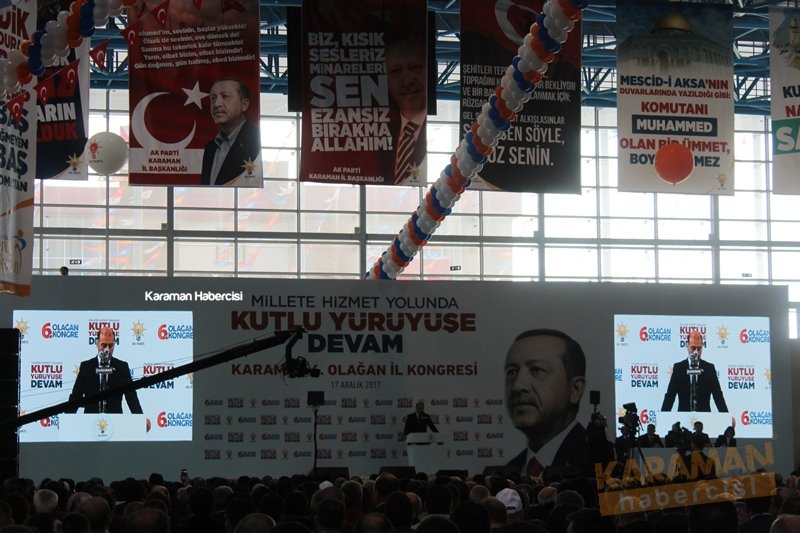 Cumhurbaşkanı Recep Tayyip Erdoğan Ak Parti Karaman 6.Olağan İl Kongresi 50