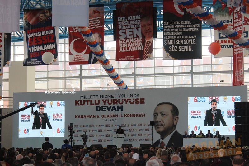 Cumhurbaşkanı Recep Tayyip Erdoğan Ak Parti Karaman 6.Olağan İl Kongresi 51