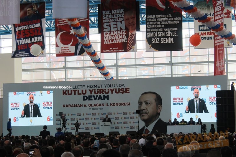 Cumhurbaşkanı Recep Tayyip Erdoğan Ak Parti Karaman 6.Olağan İl Kongresi 52