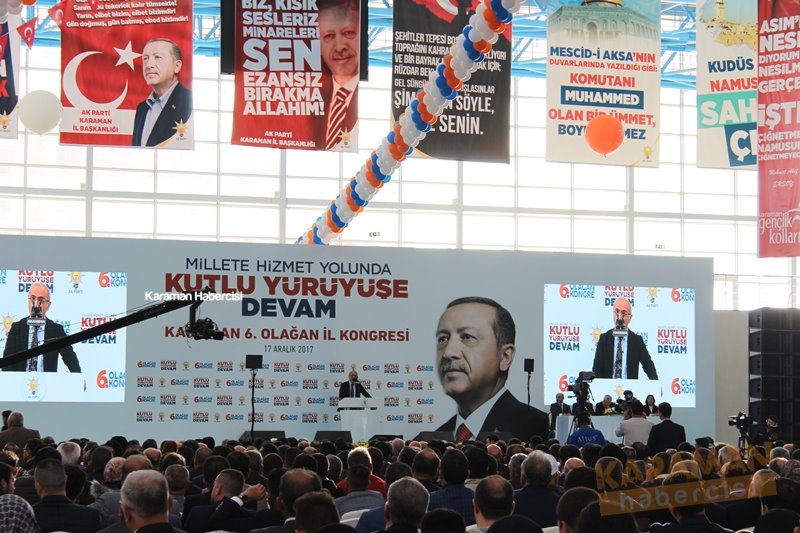 Cumhurbaşkanı Recep Tayyip Erdoğan Ak Parti Karaman 6.Olağan İl Kongresi 53