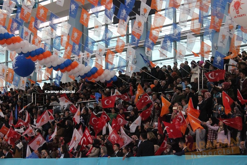 Cumhurbaşkanı Recep Tayyip Erdoğan Ak Parti Karaman 6.Olağan İl Kongresi 59