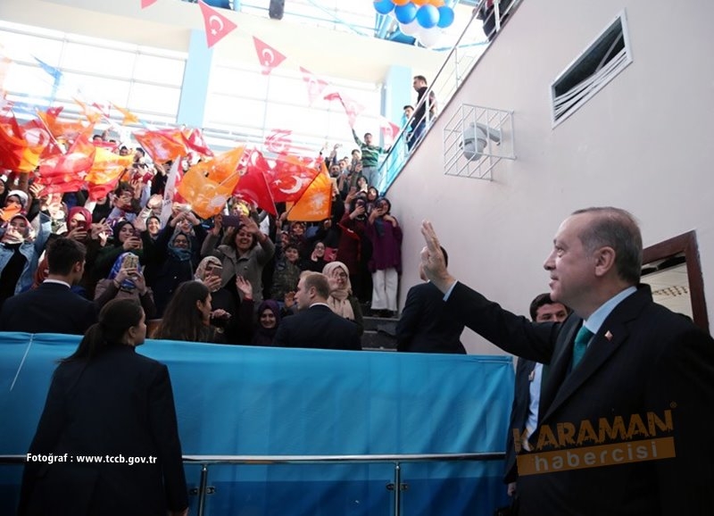 Cumhurbaşkanı Recep Tayyip Erdoğan Ak Parti Karaman 6.Olağan İl Kongresi 7