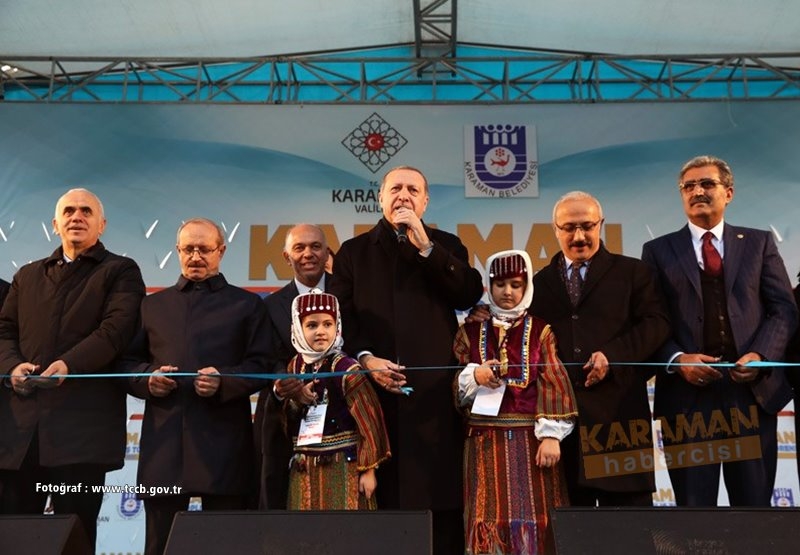 Cumhurbaşkanı Erdoğan, Karaman’da Toplu Açılış Töreninde 12