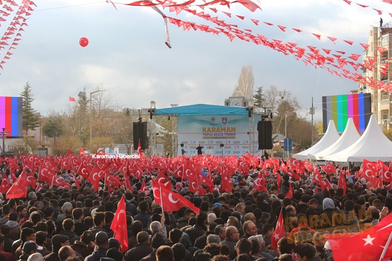 Cumhurbaşkanı Erdoğan, Karaman’da Toplu Açılış Töreninde 19