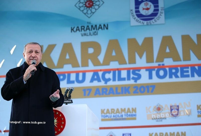 Cumhurbaşkanı Erdoğan, Karaman’da Toplu Açılış Töreninde 2