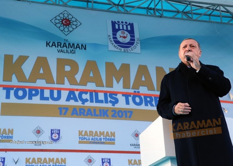 Cumhurbaşkanı Erdoğan, Karaman’da Toplu Açılış Töreninde 7