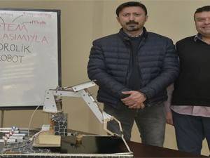 Hidrolik Robot Ödüle Layık Görüldü
