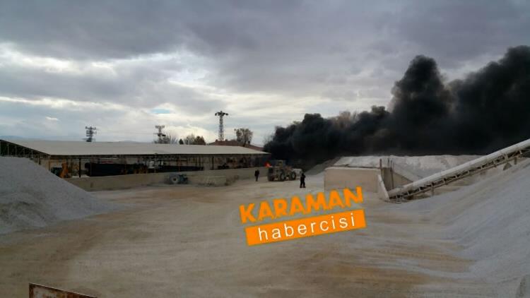 Karaman Belediyesi BESKO Depo Yangını 1