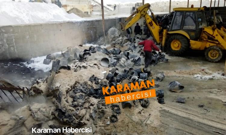 Karaman Belediyesi BESKO Depo Yangını 3