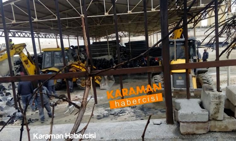 Karaman Belediyesi BESKO Depo Yangını 4