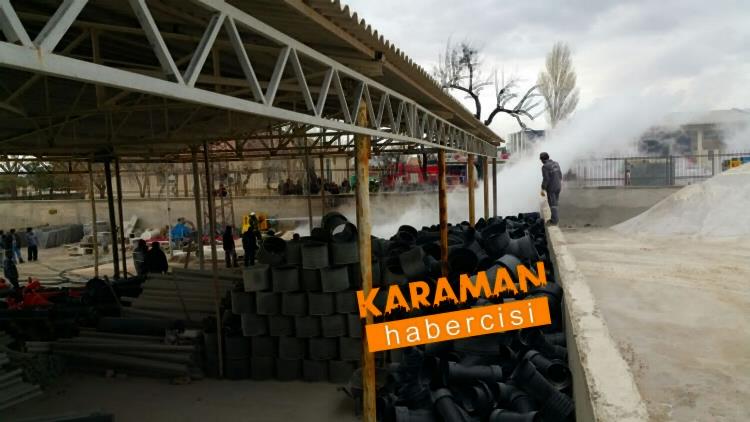 Karaman Belediyesi BESKO Depo Yangını 8