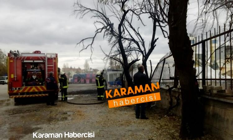 Karaman Belediyesi BESKO Depo Yangını 9