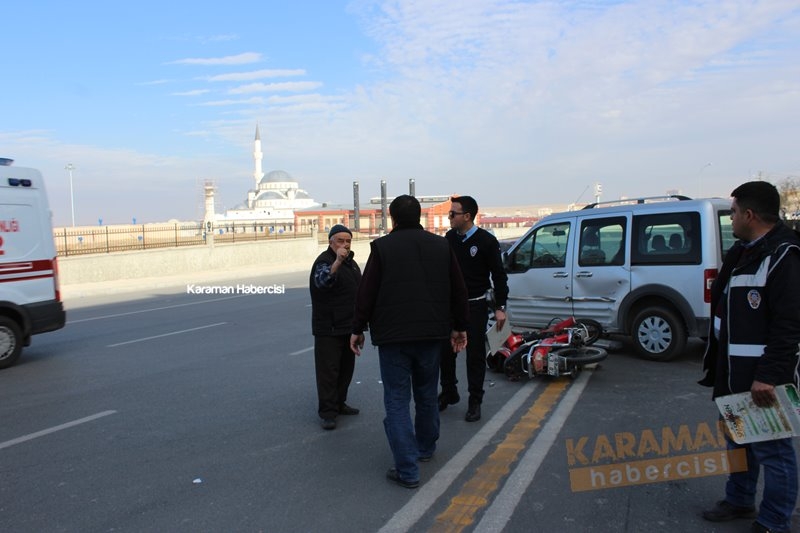 Karaman’da Trafik Kazası 1 Yaralı 2