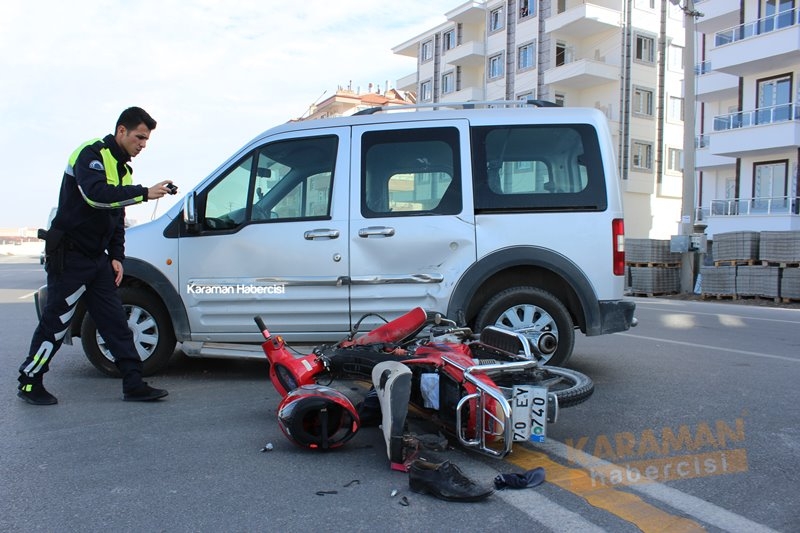 Karaman’da Trafik Kazası 1 Yaralı 5