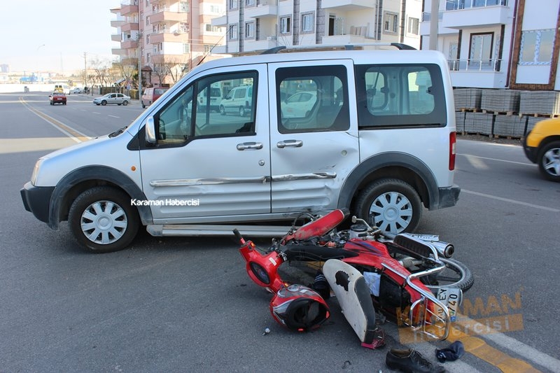 Karaman’da Trafik Kazası 1 Yaralı 6