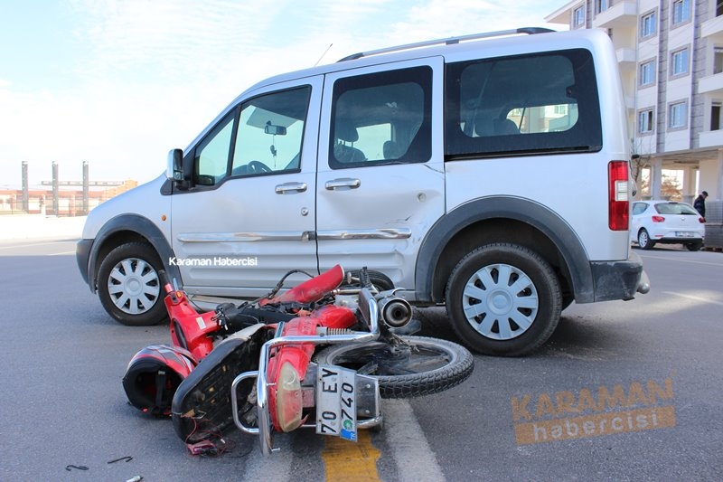 Karaman’da Trafik Kazası 1 Yaralı 8