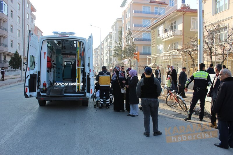 Karaman’da Bisikletli Kız Öğrenci Ölümden Döndü 1