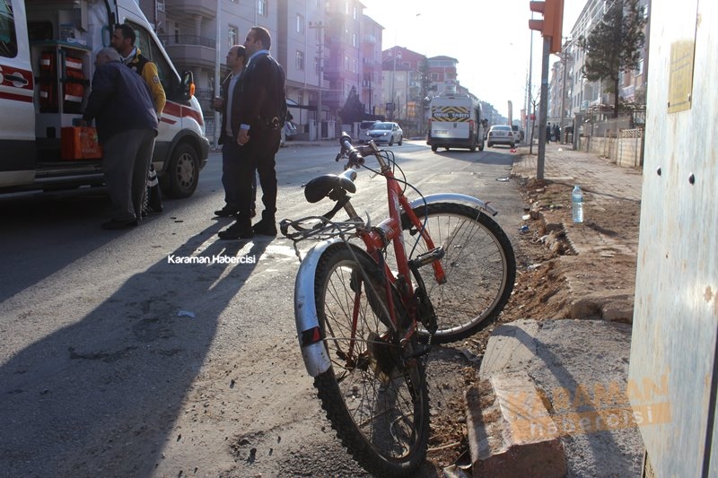 Karaman’da Bisikletli Kız Öğrenci Ölümden Döndü 4