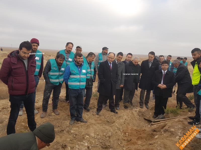 Karaman'da Hükümlüler Fidan Dikti 13