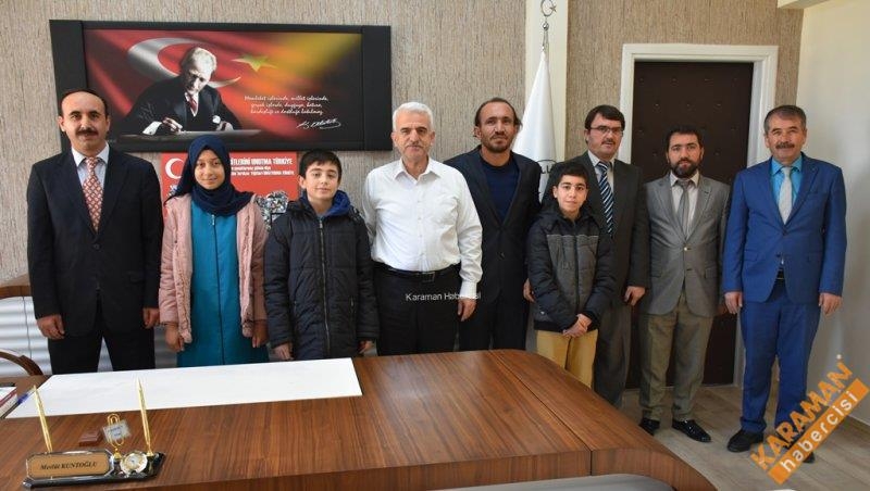 Siyer-i Nebi Yarışmasında Dereceye Giren Öğrenciler Kuntoğlu’nu Ziyaret 3