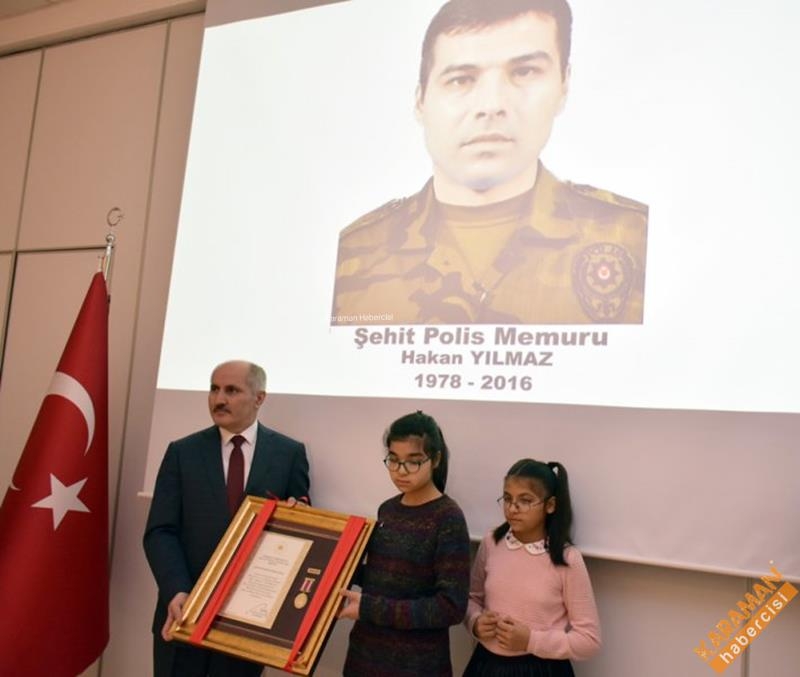 Şehit Kızlarına Devlet Övünç Madalyası ve Beratı Tevcih Edildi 1