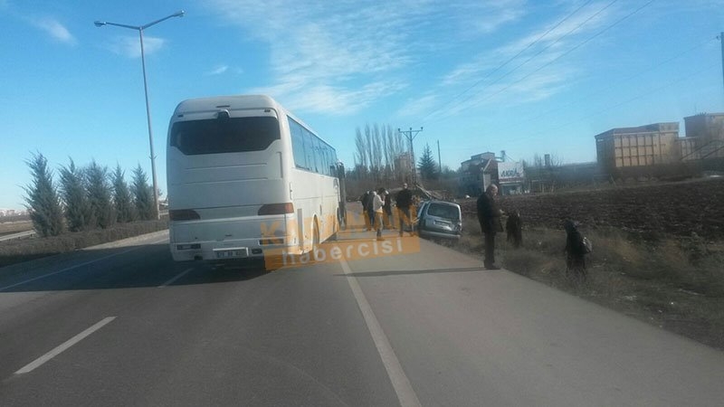 Konya Karaman Yolunda İlginç Kaza 2