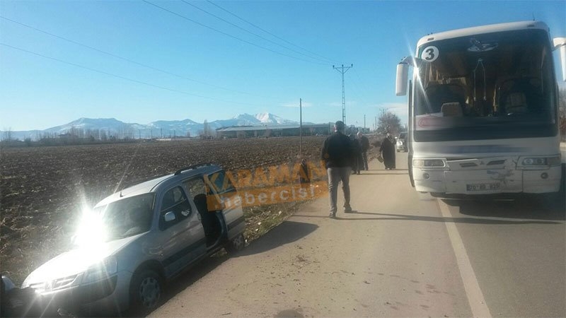 Konya Karaman Yolunda İlginç Kaza 5
